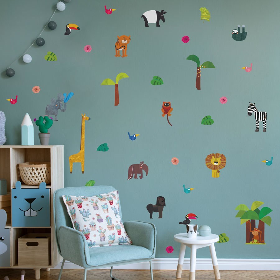 WS04 Jungle Wall Sticker Pack