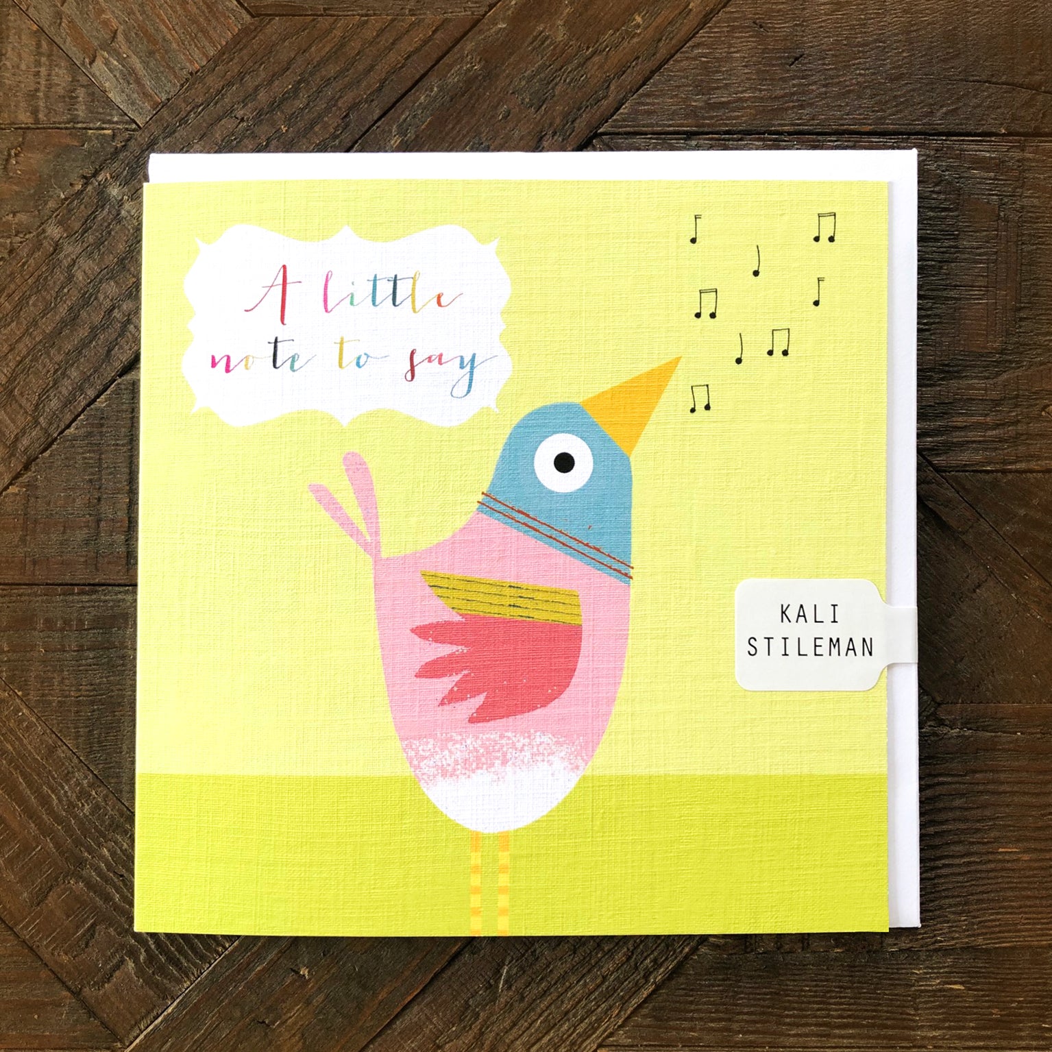 AA03 note to say birdie card