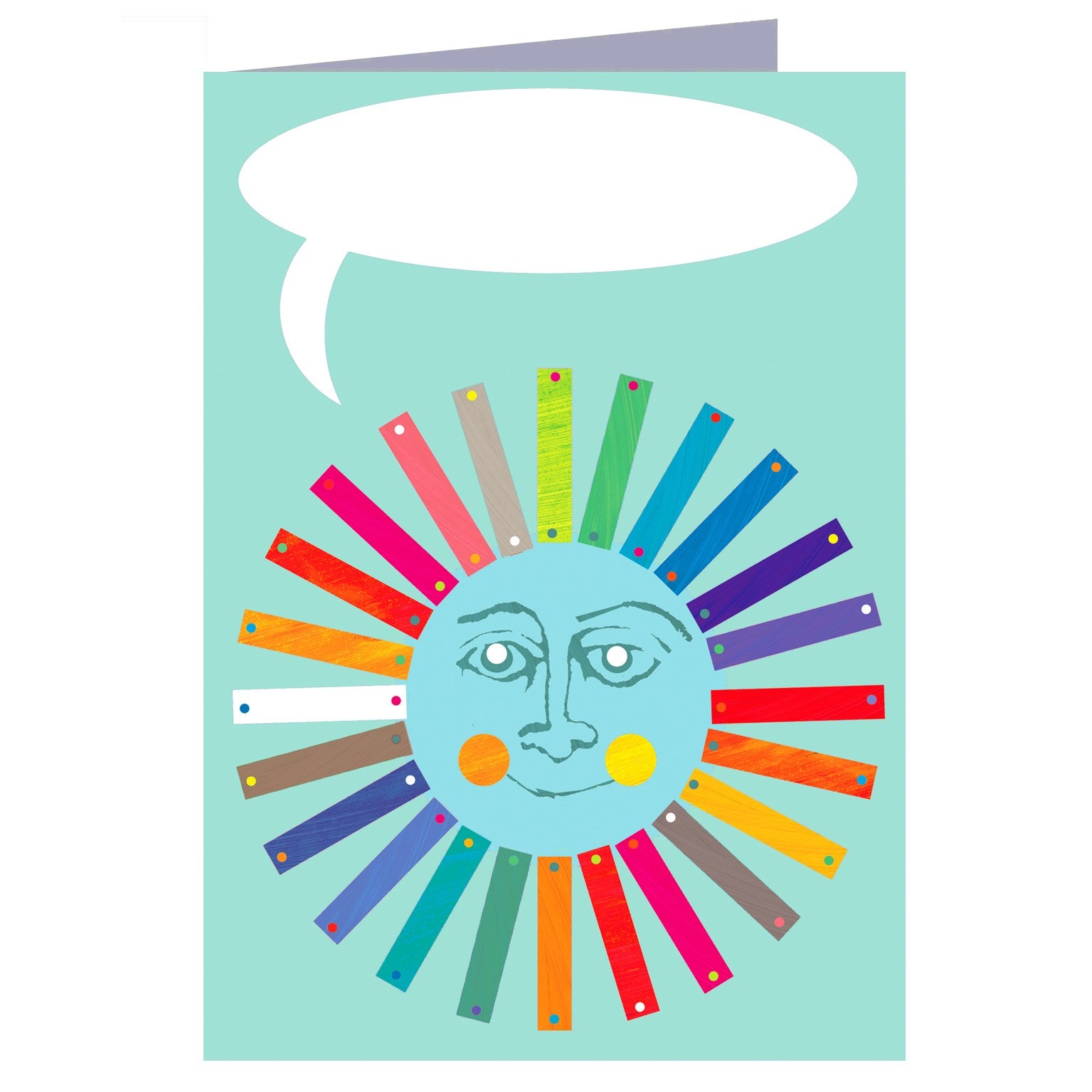 ABB05 personalised sunshine greetings card
