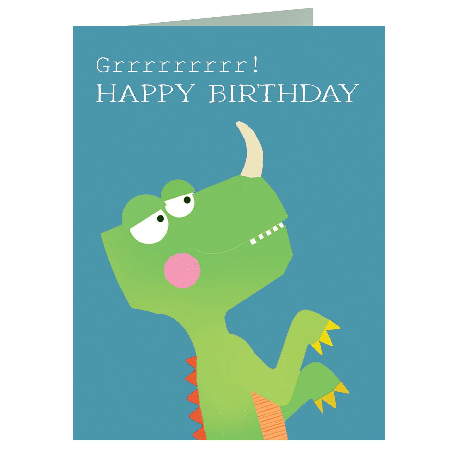AL03 dinosaur happy birthday card