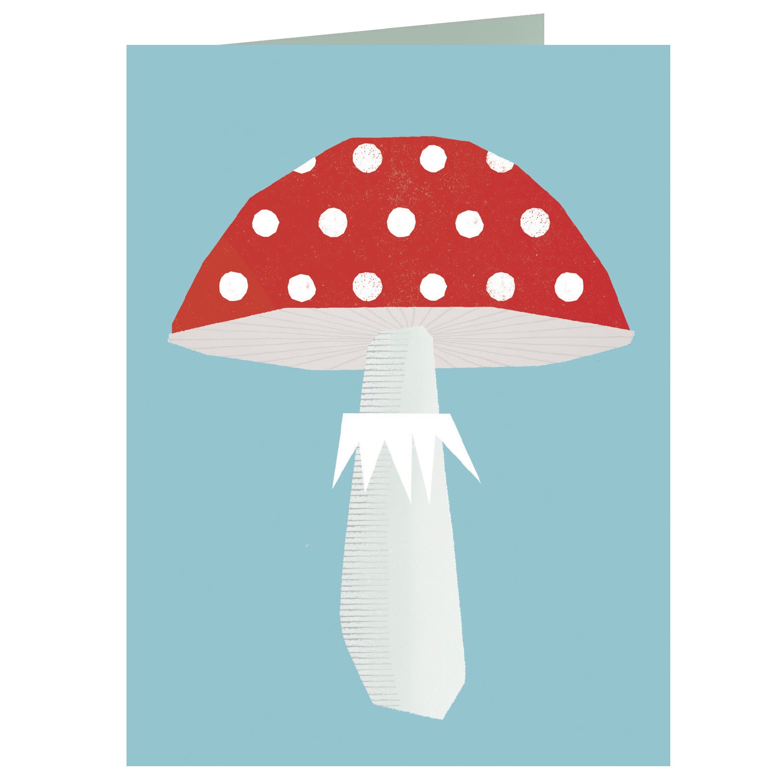 AL14 mini mushroom greetings card