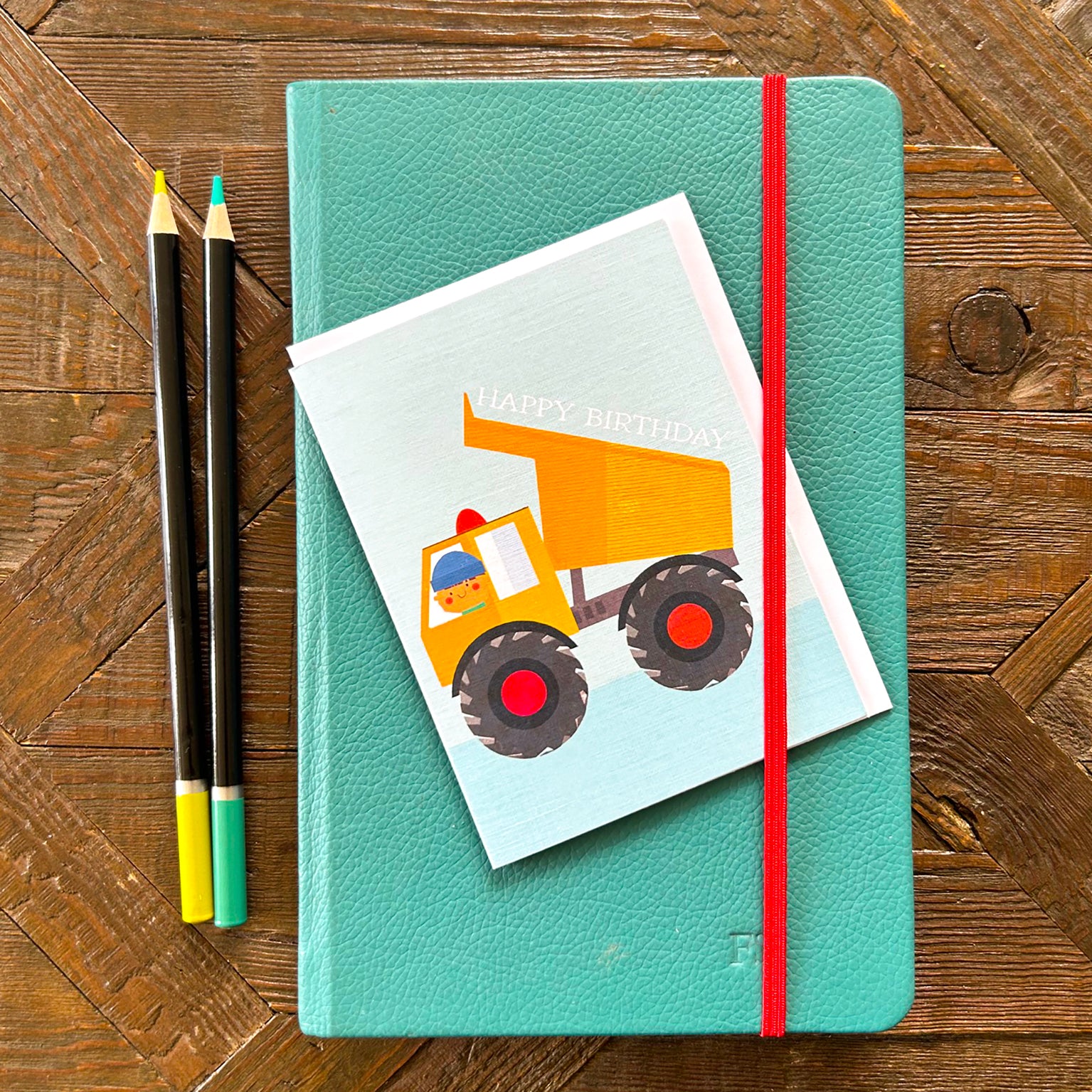 AL20 mini happy birthday truck card