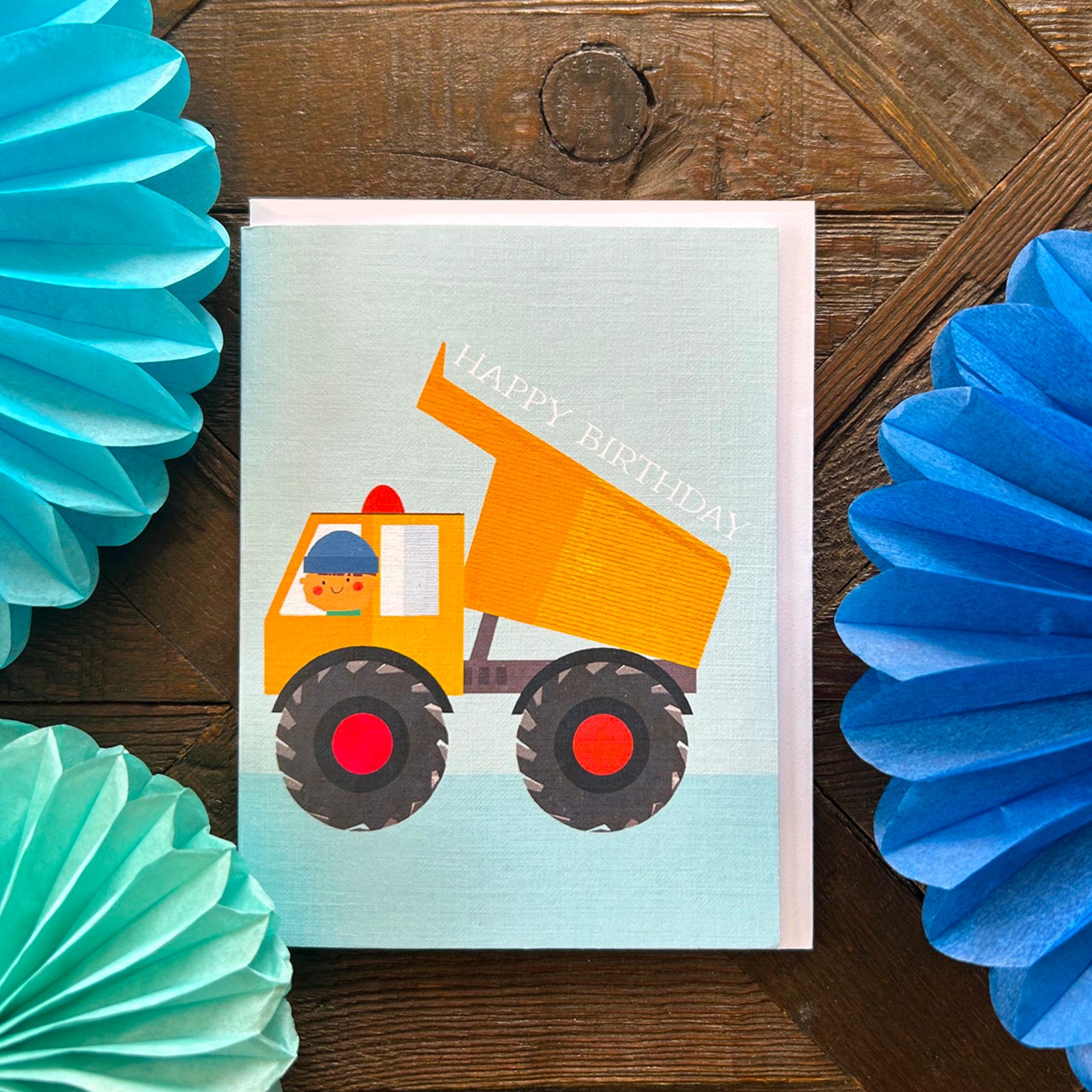 AL20 mini happy birthday truck card
