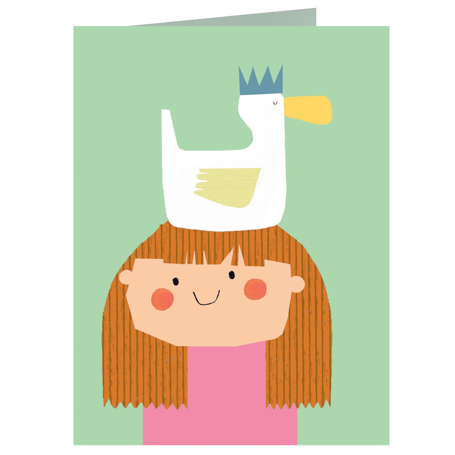 AL22 mini girl and duck card