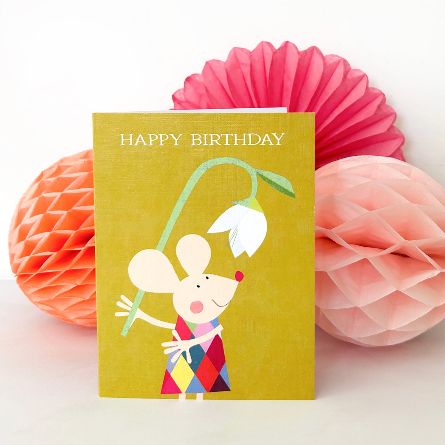 AL28 mini mouse birthday card