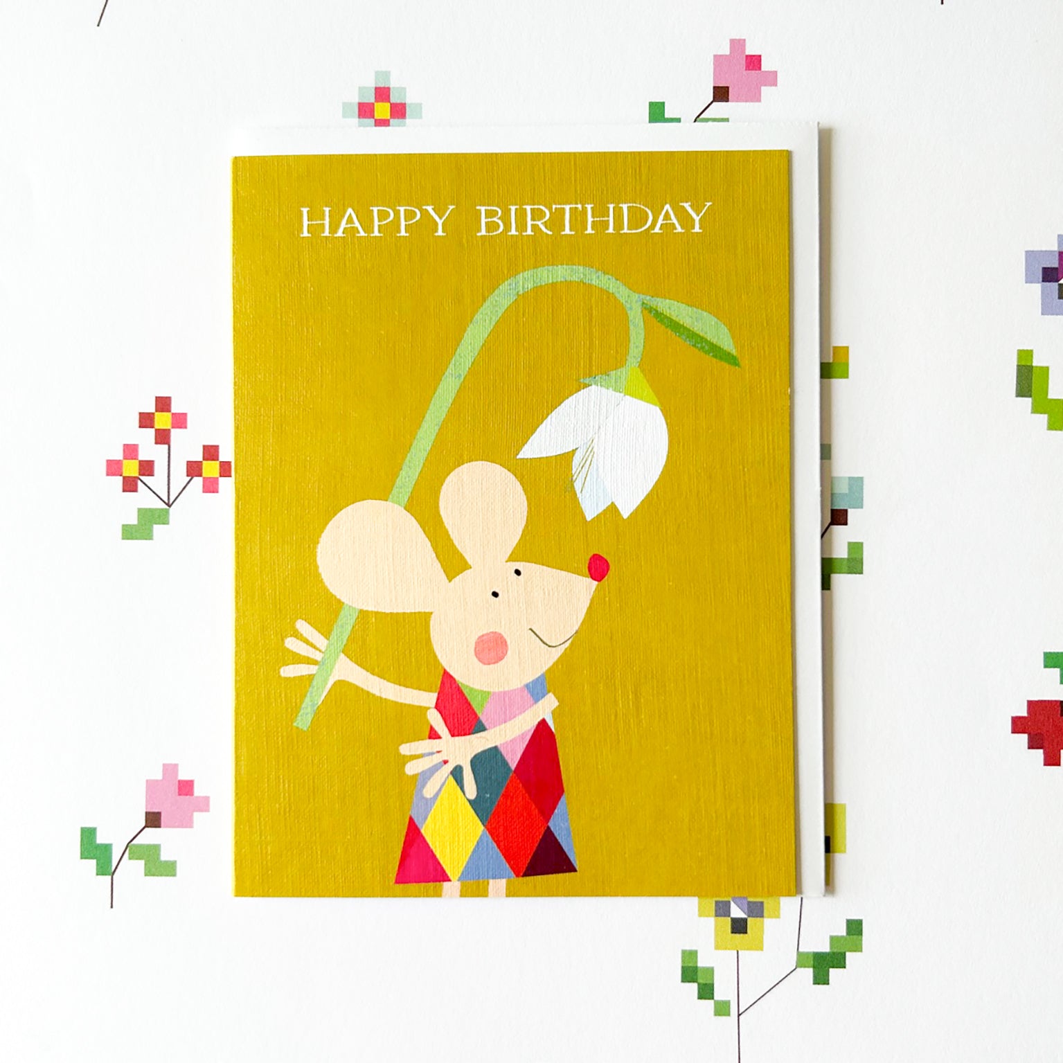 AL28 mini mouse birthday card