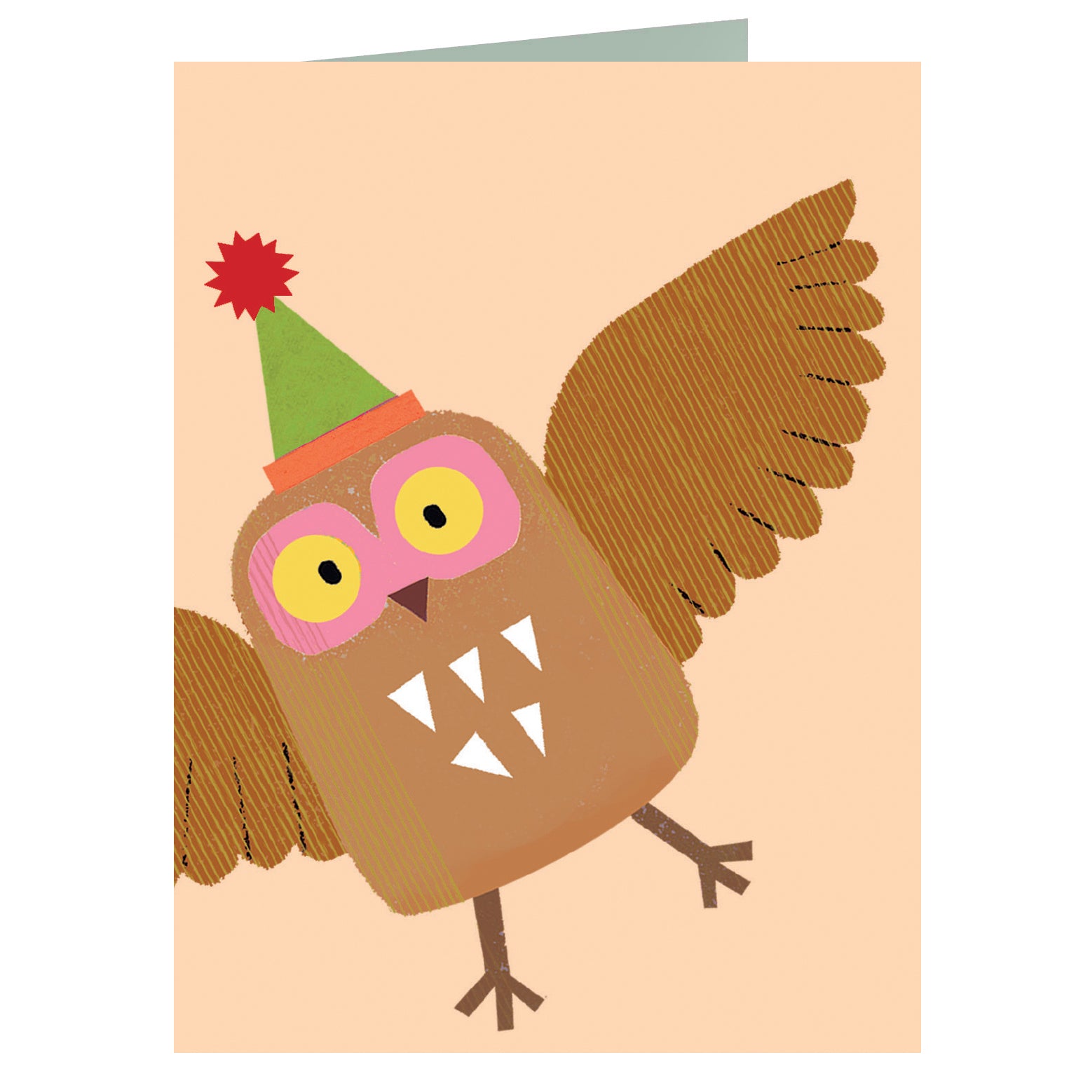 AL32 mini owl greetings card