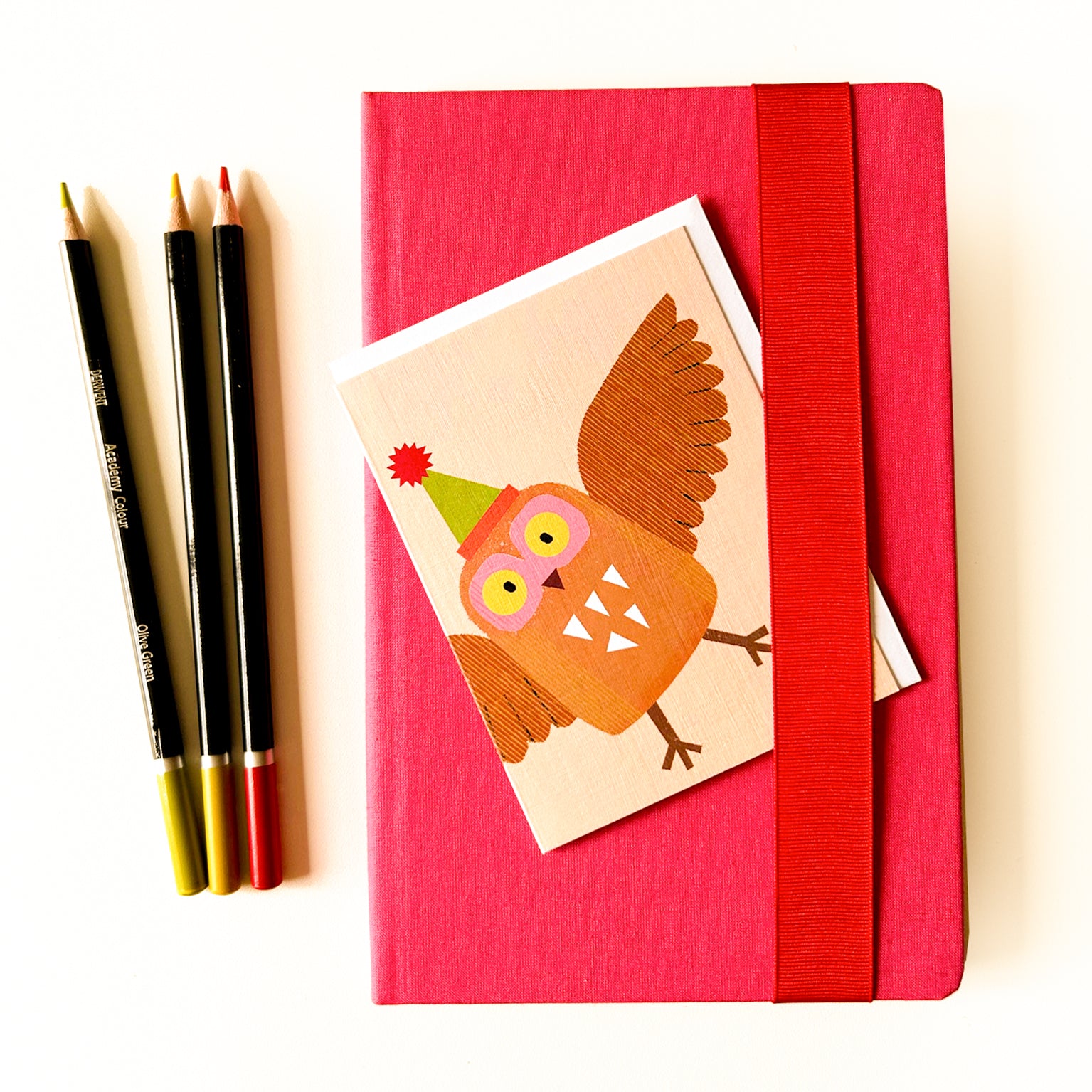 AL32 mini owl greetings card
