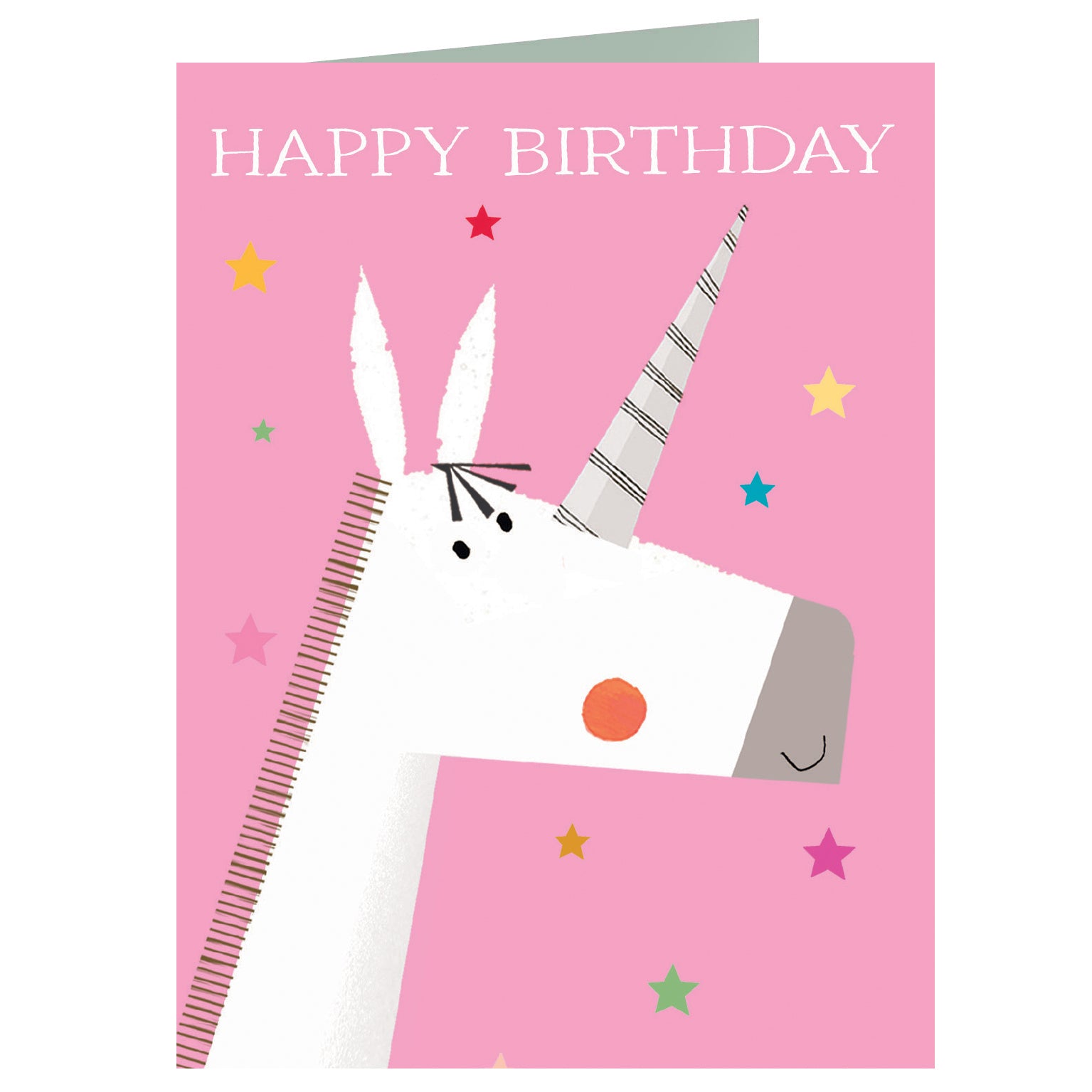 AL37 mini unicorn birthday card