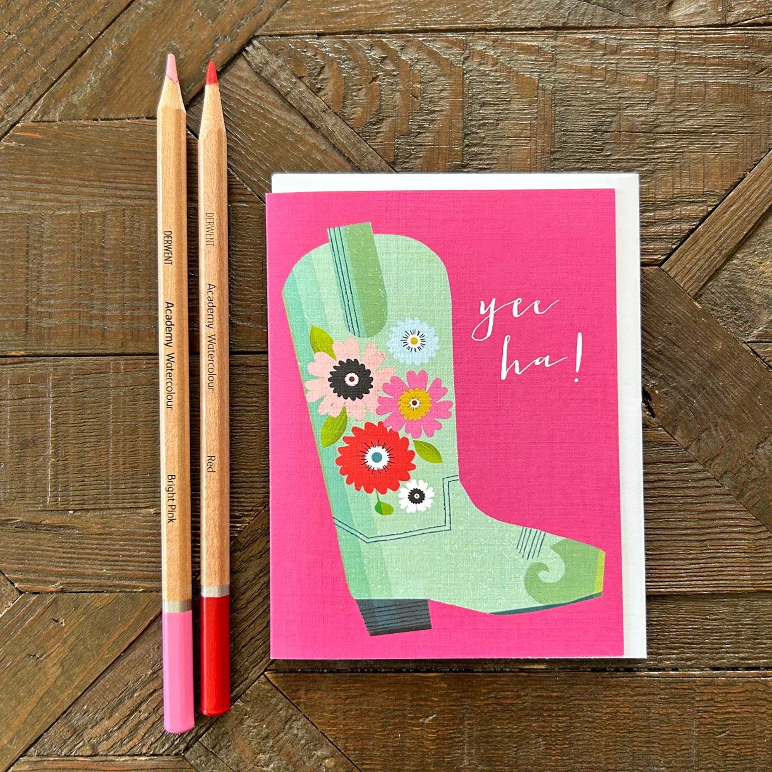 AL38 mini cowboy boots card