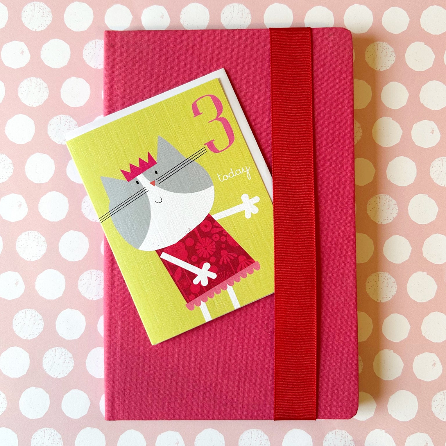 AW09 mini panda 3rd birthday card