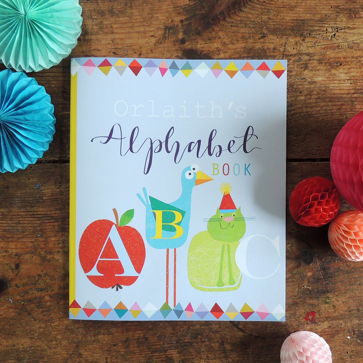 BK02 personalised alphabet book