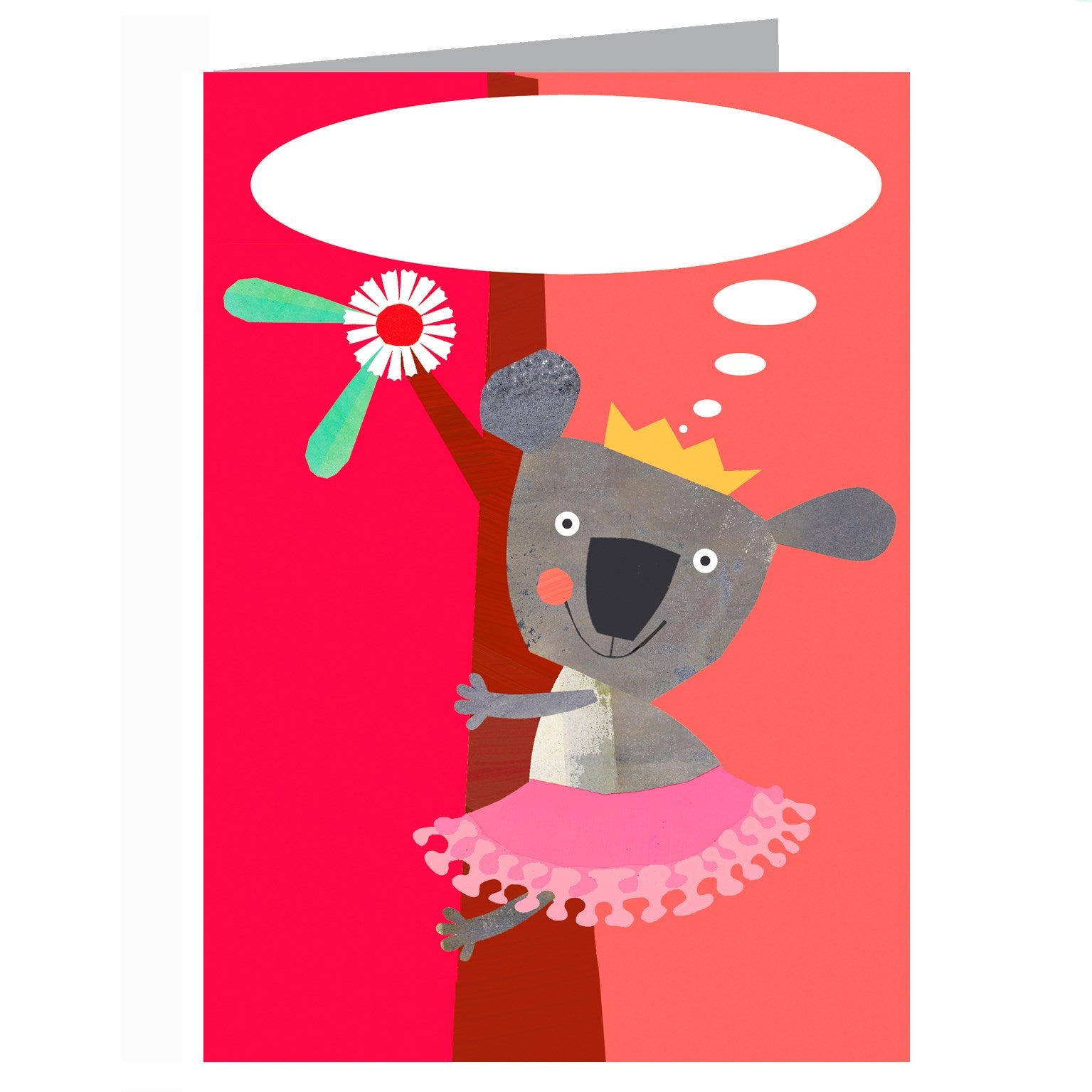 BB04 personalised koala greetings card