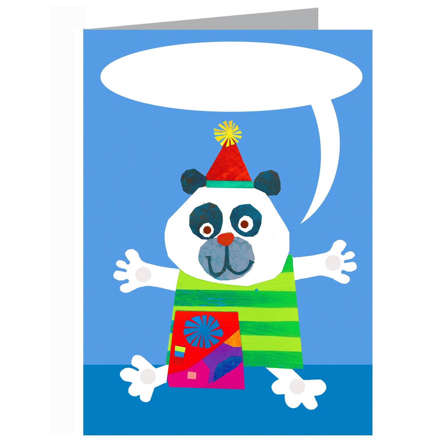 BB10 personalised panda greetings card
