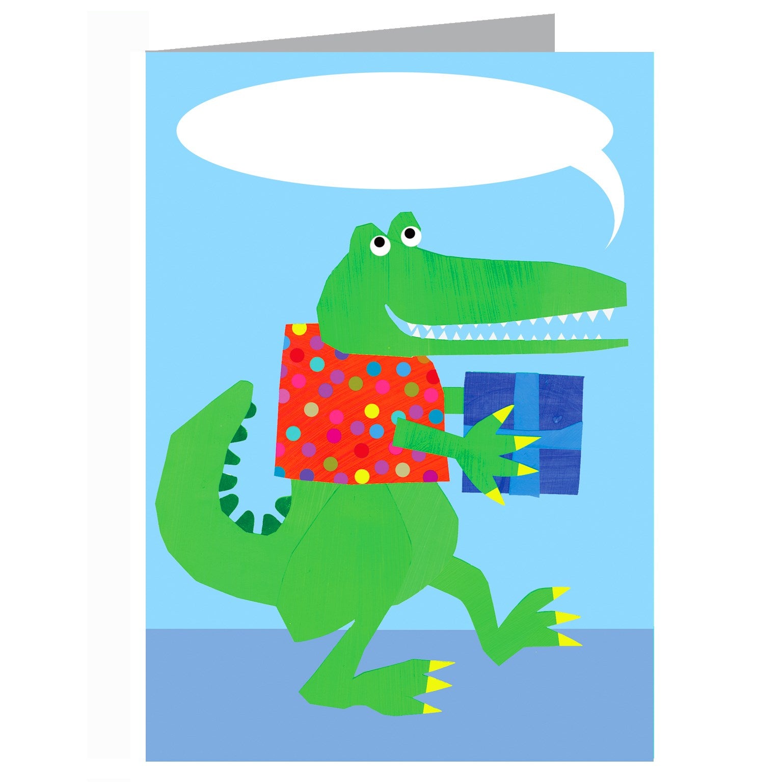 BB11 personalised crocodile greetings card