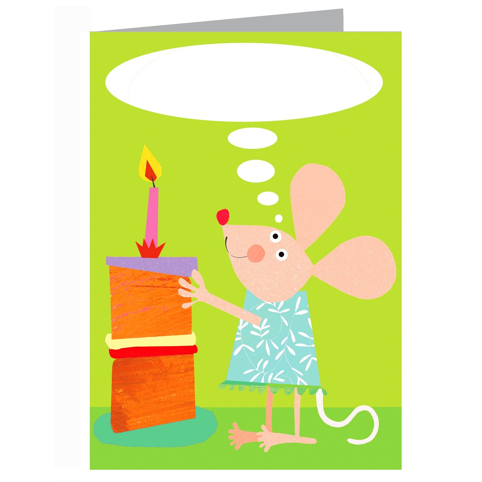 BB12 personalised little mouse card