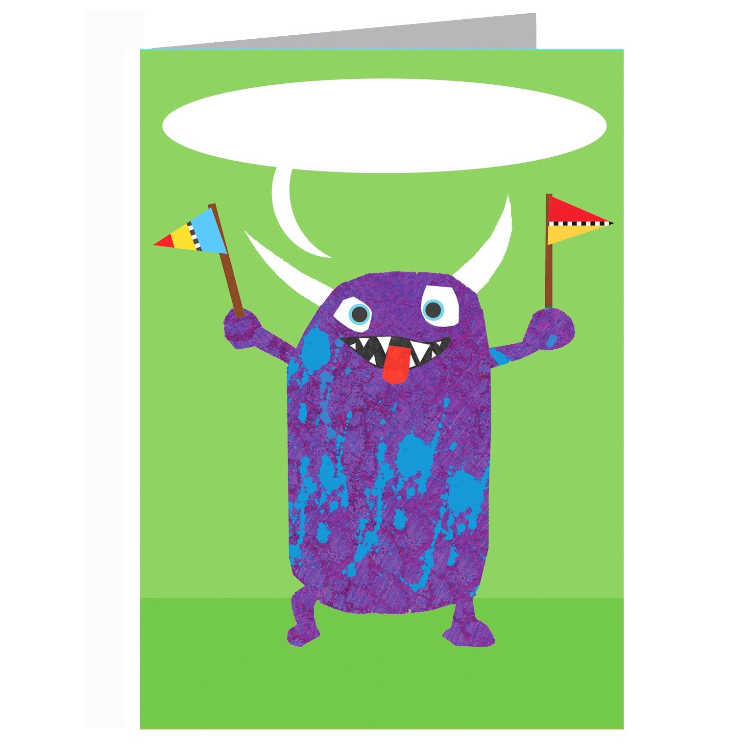 BB18 personalised monster greetings card