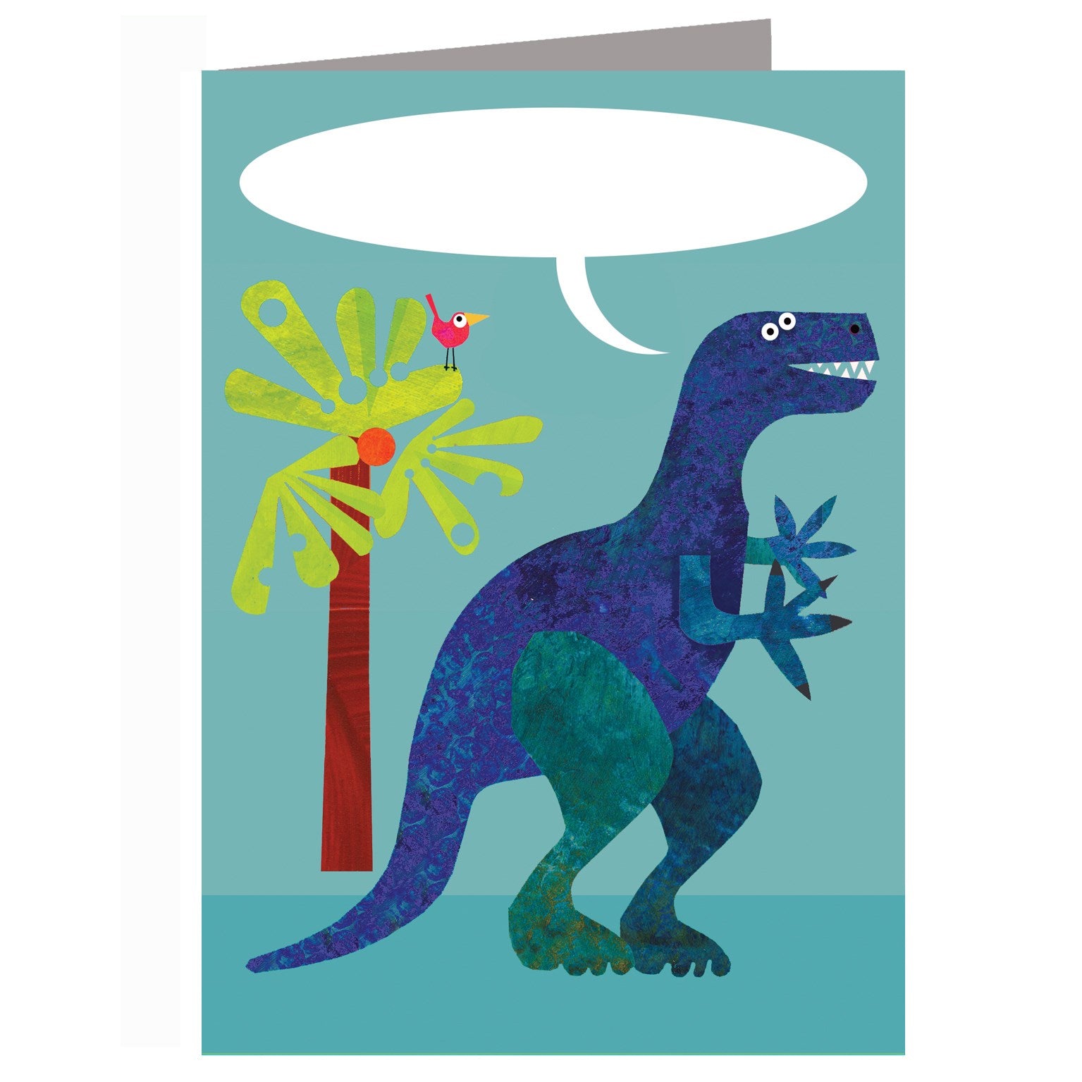 BB28 personalised dinosaur greetings card