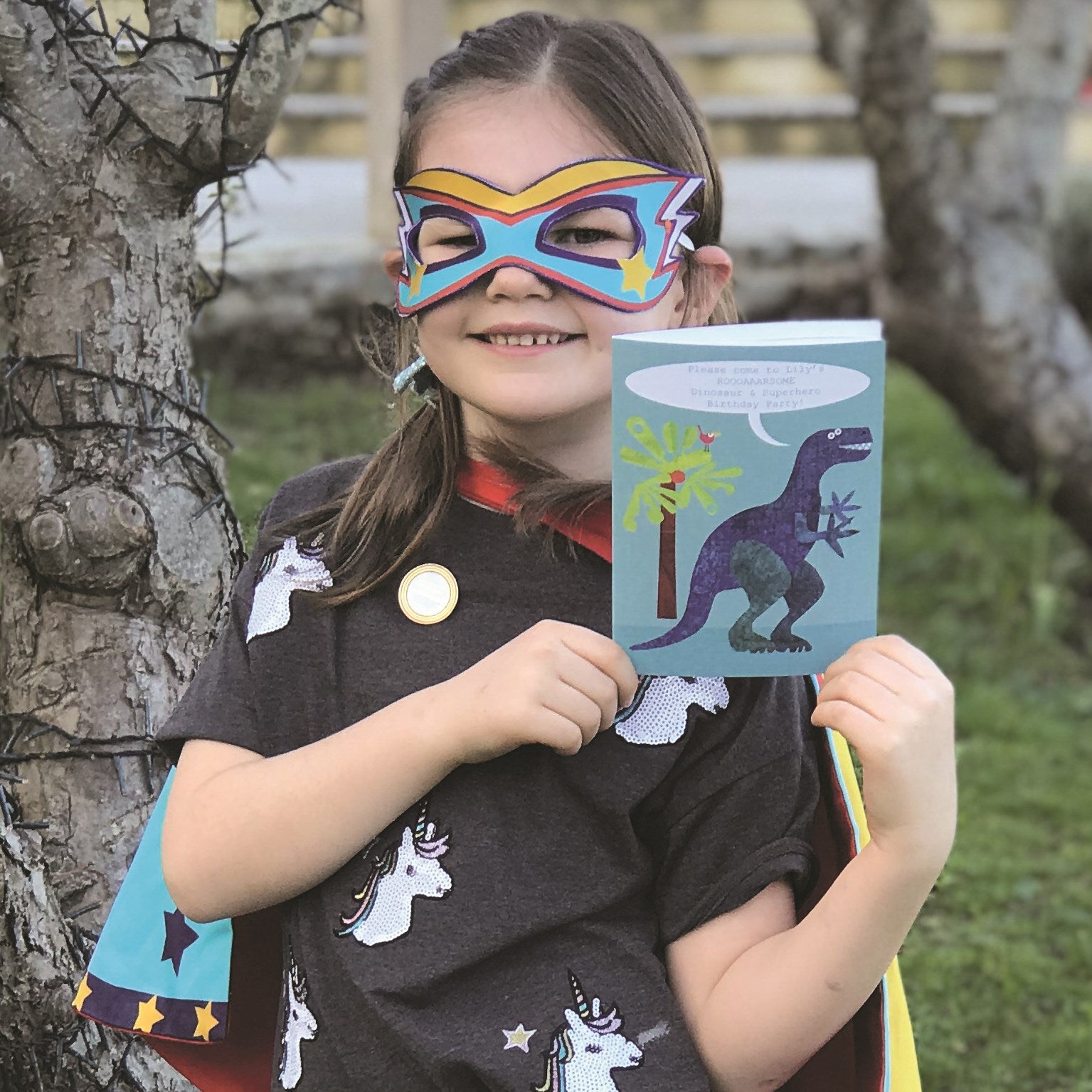 BB28 personalised dinosaur greetings card