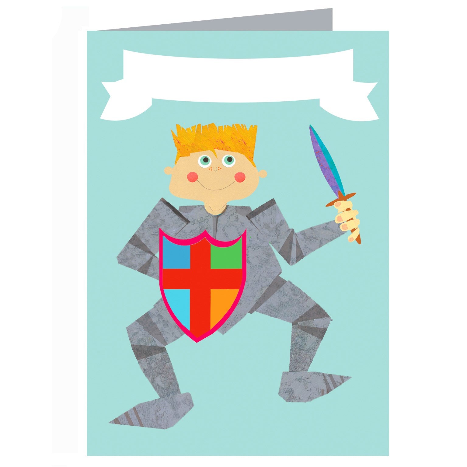 BB35 personalised knight greetings card