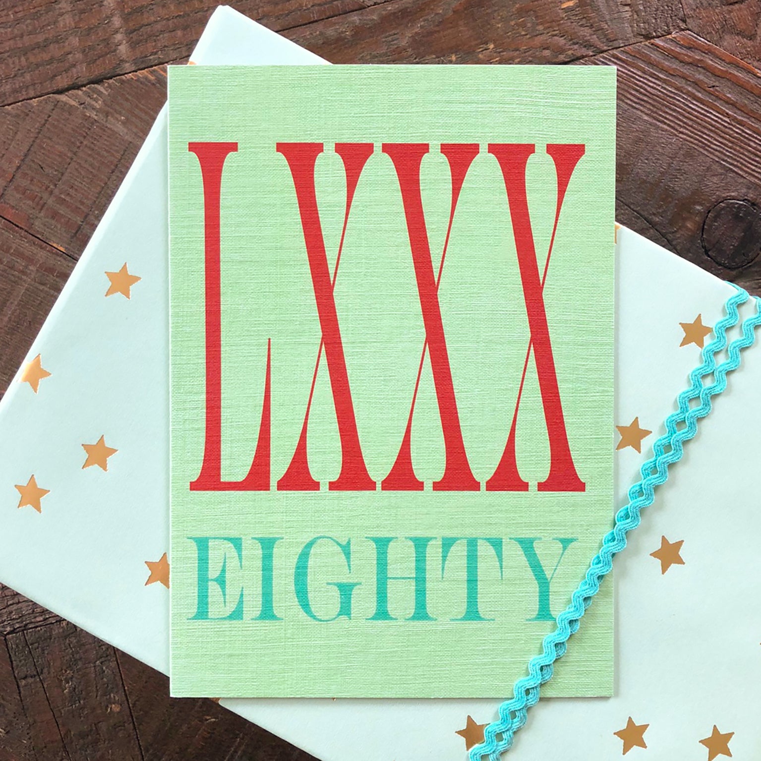 BBTW49 roman numerals eighty card