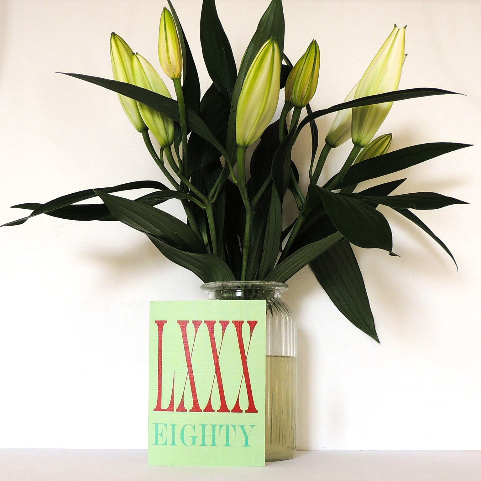 BBTW49 roman numerals eighty card