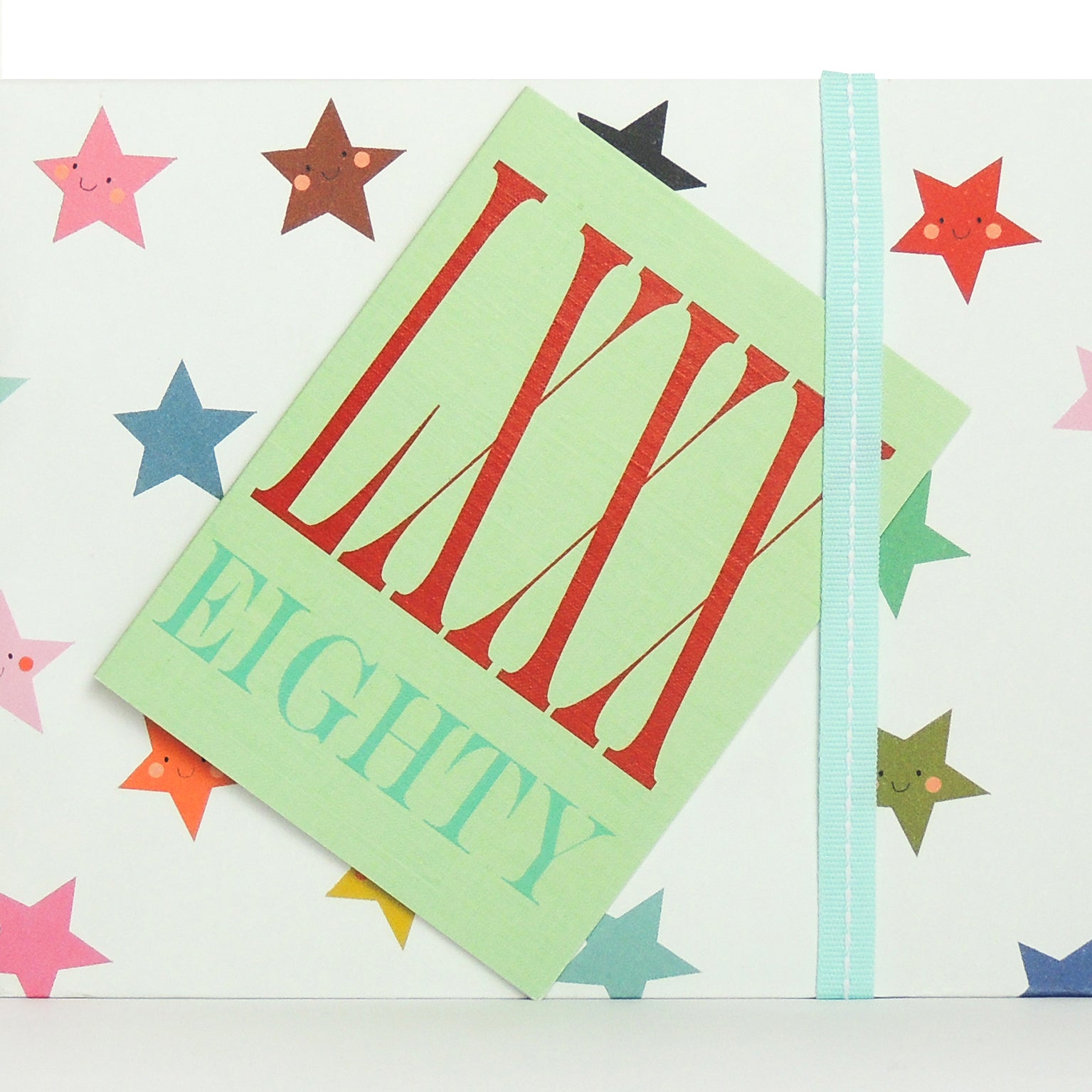 BTW49 mini roman numerals eighty card