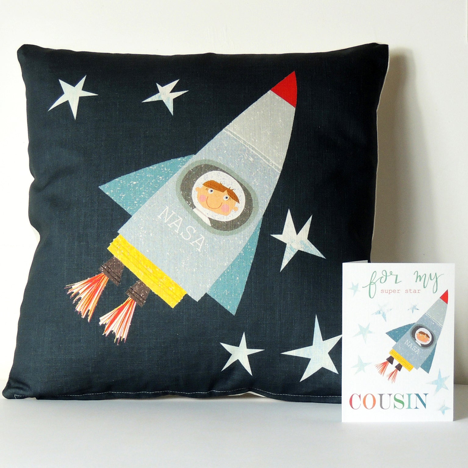 BY17 rocket cousin greetings card