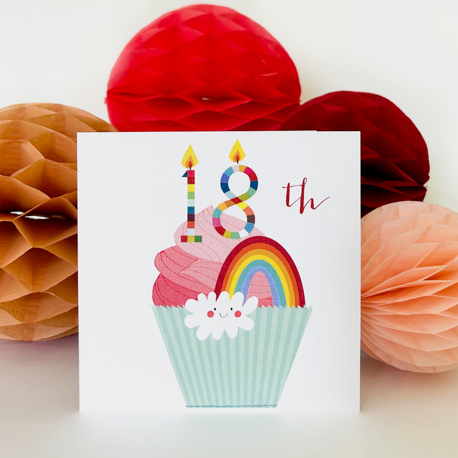 CC18 cupcake 18th birthday card