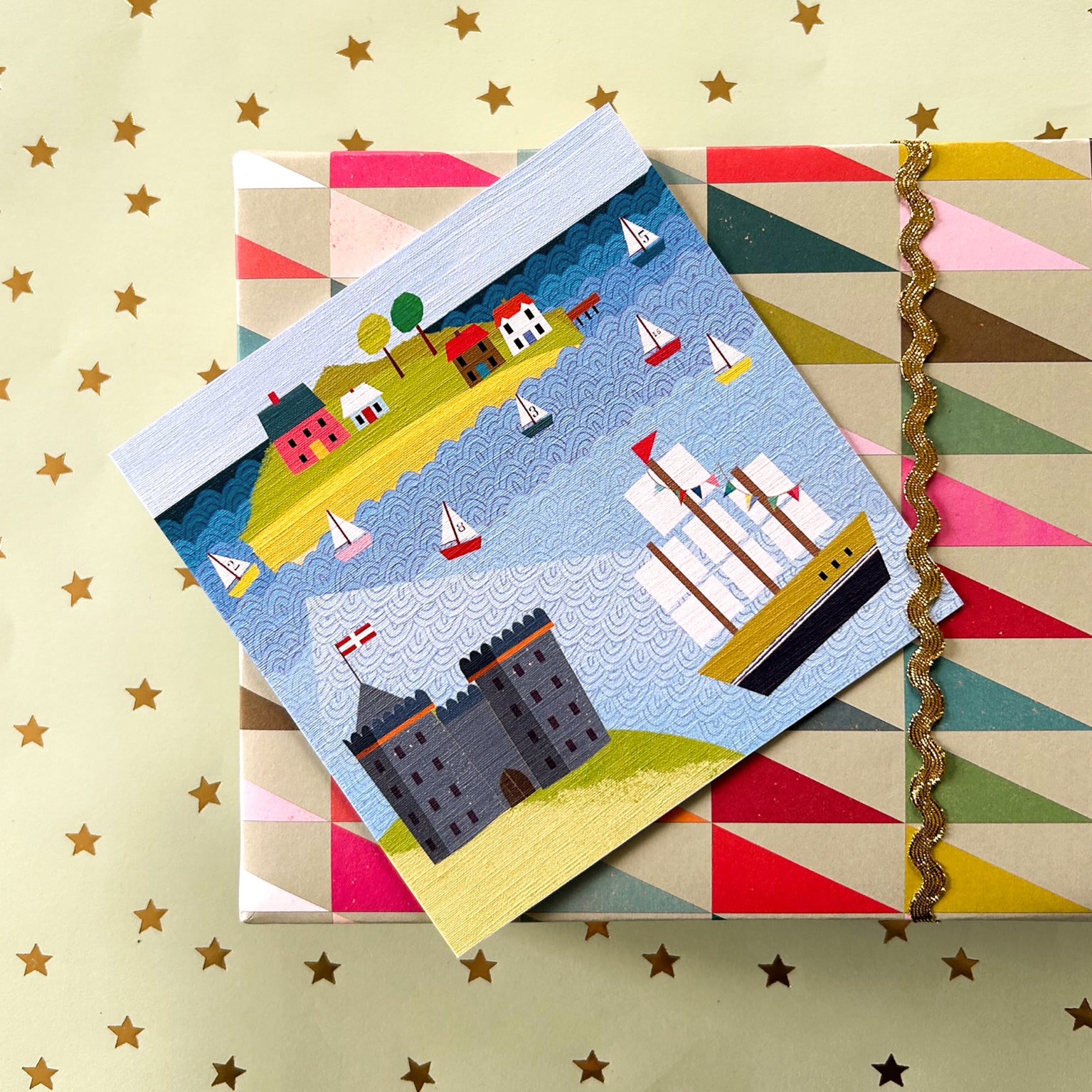 CT04 round island race greetings card