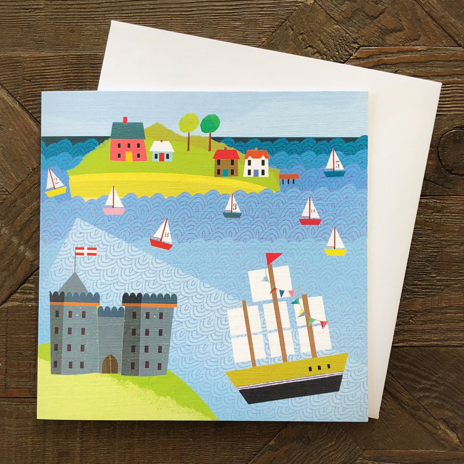 CT04 round island race greetings card