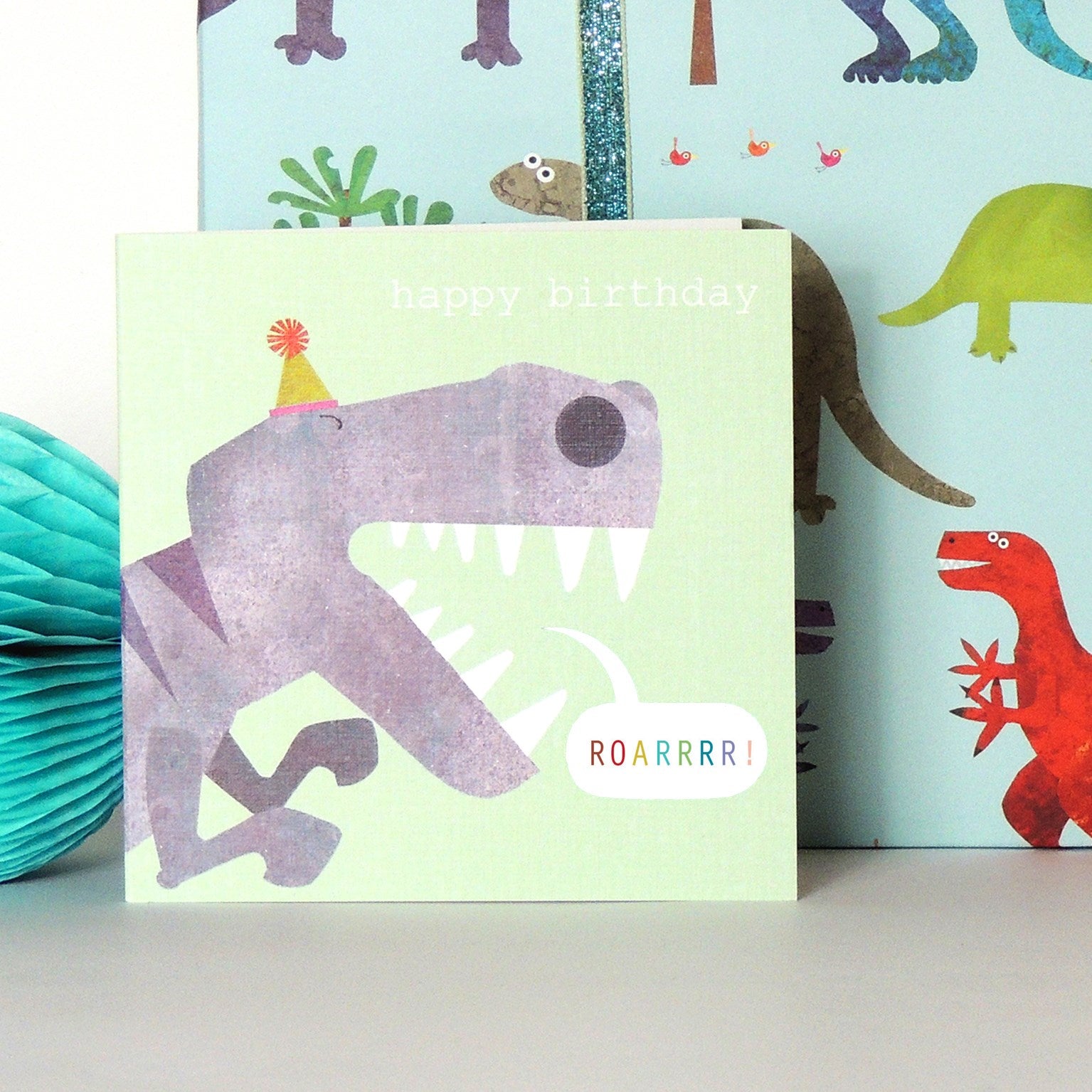 DN01 Tyrannosaurus Rex birthday card