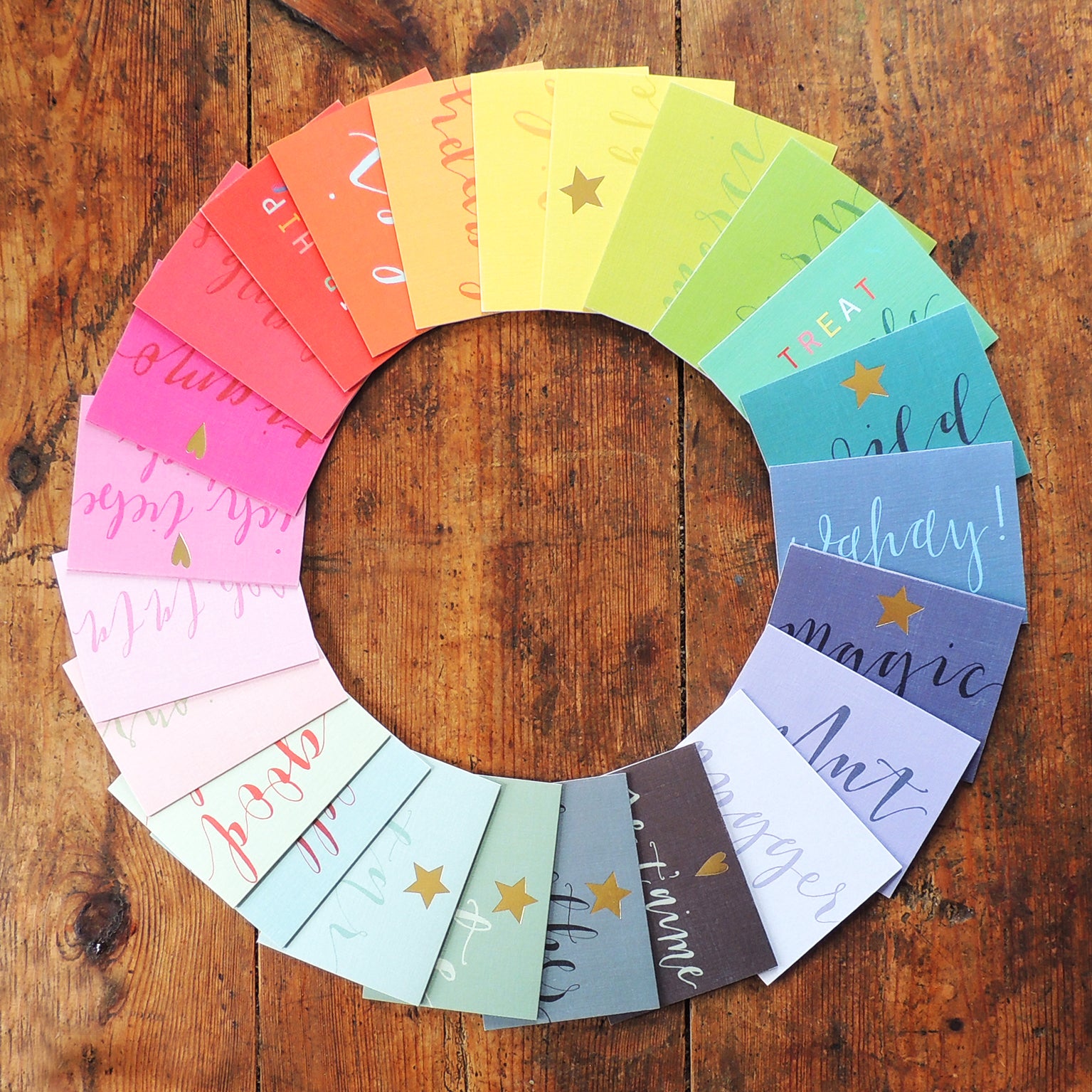 KBW39 mini gold foiled you've passed card