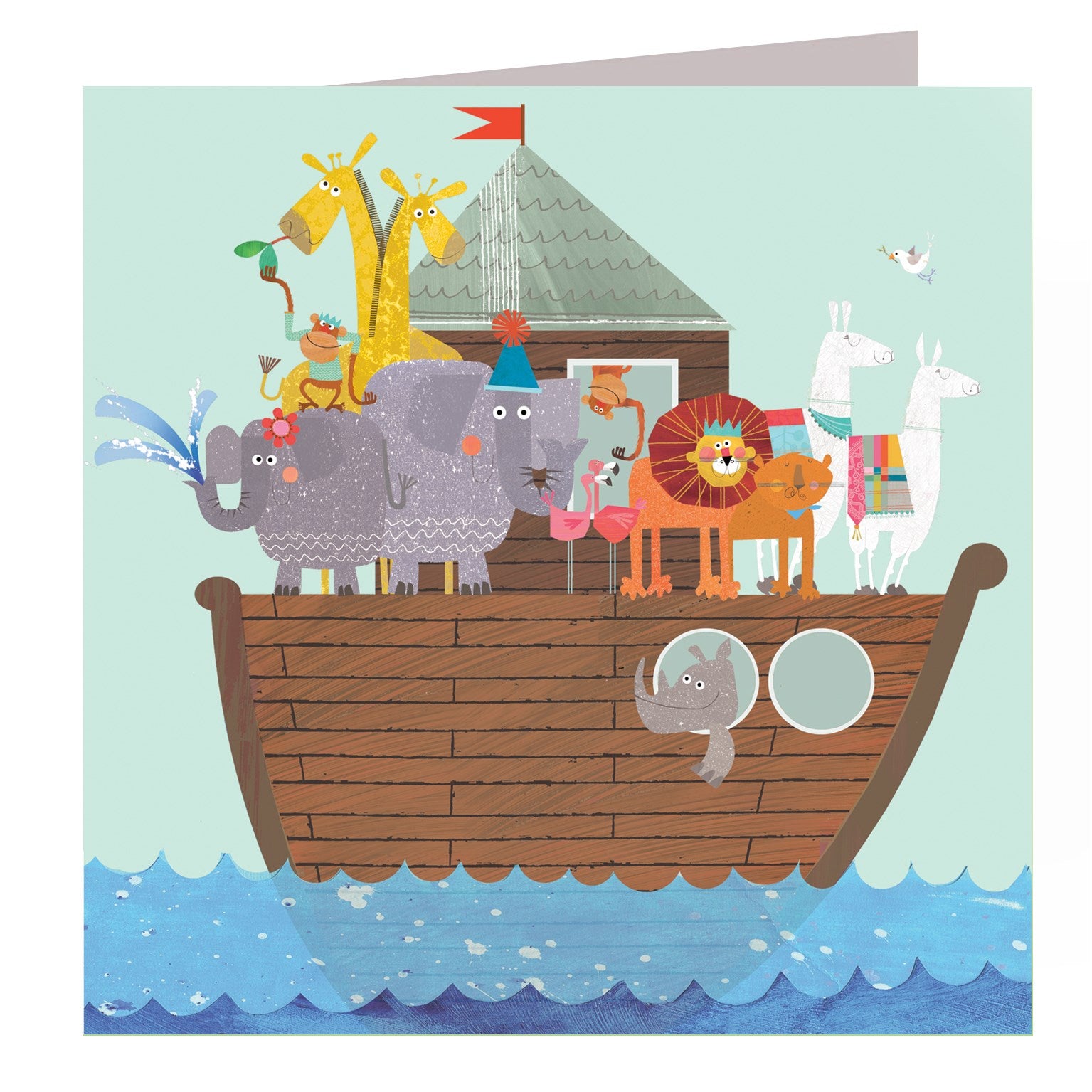 ED05 Noah's ark greetings card