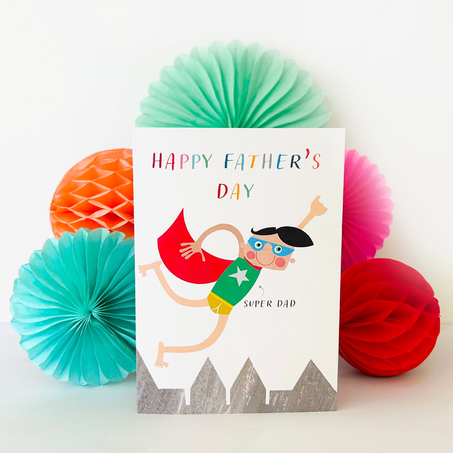 FD07 Father's Day Super Dad Card