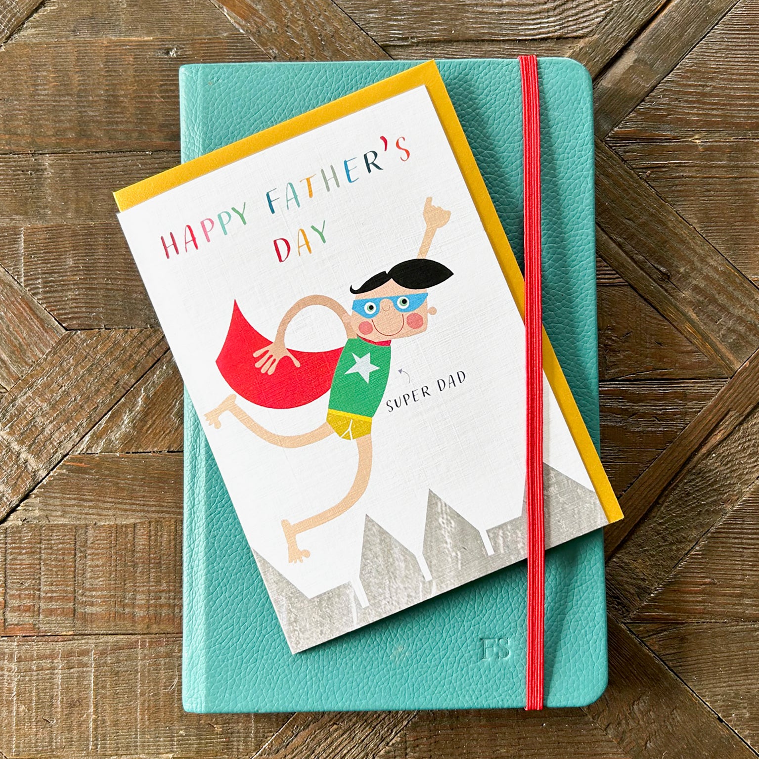 FD07 Father's Day Super Dad Card