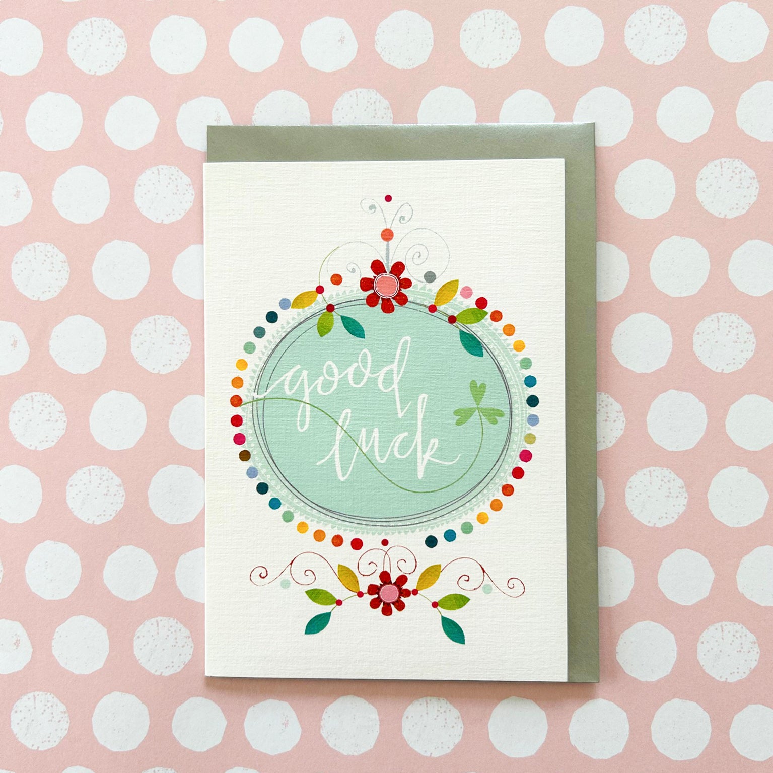 FF11 good luck greetings card