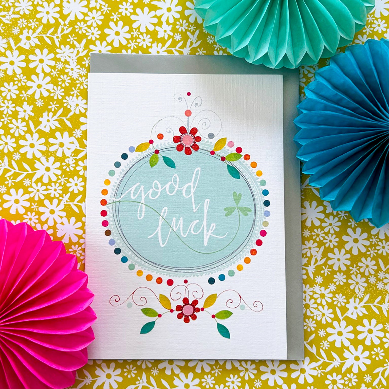 FF11 good luck greetings card