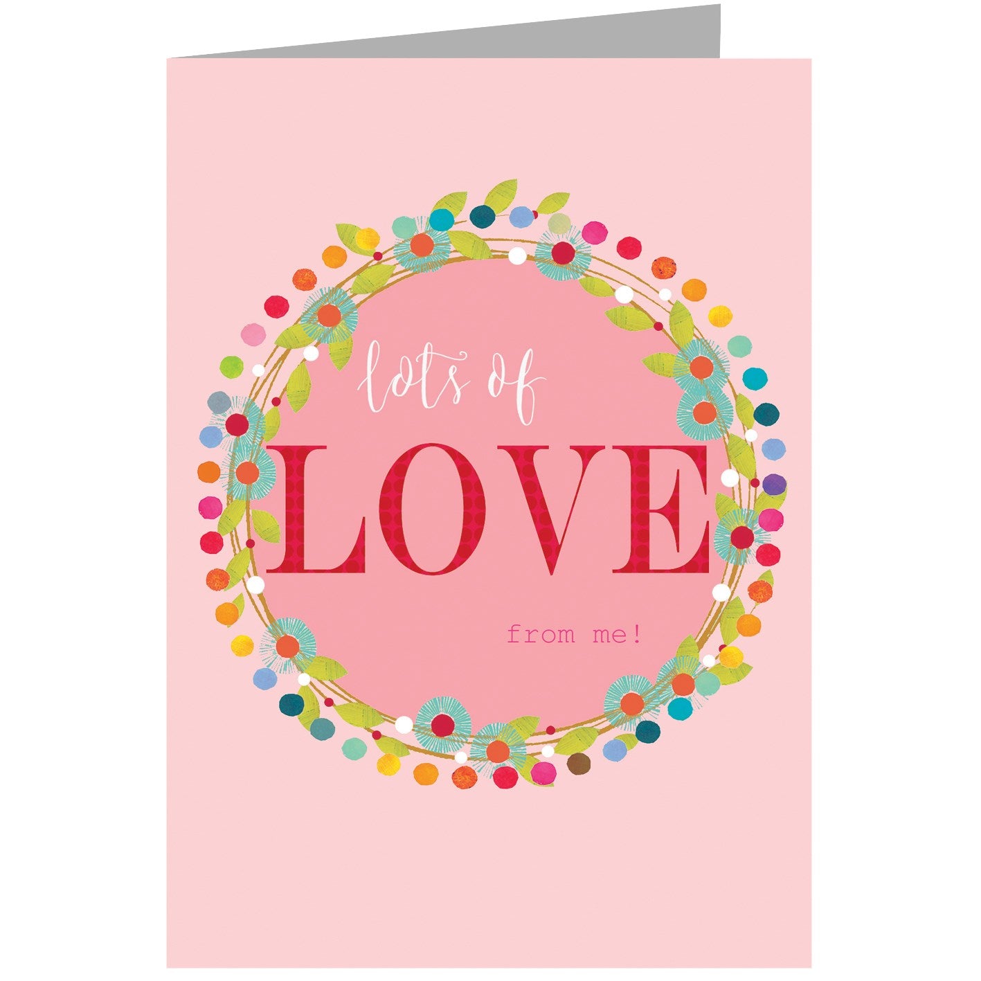 FF30 lots of love greetings card