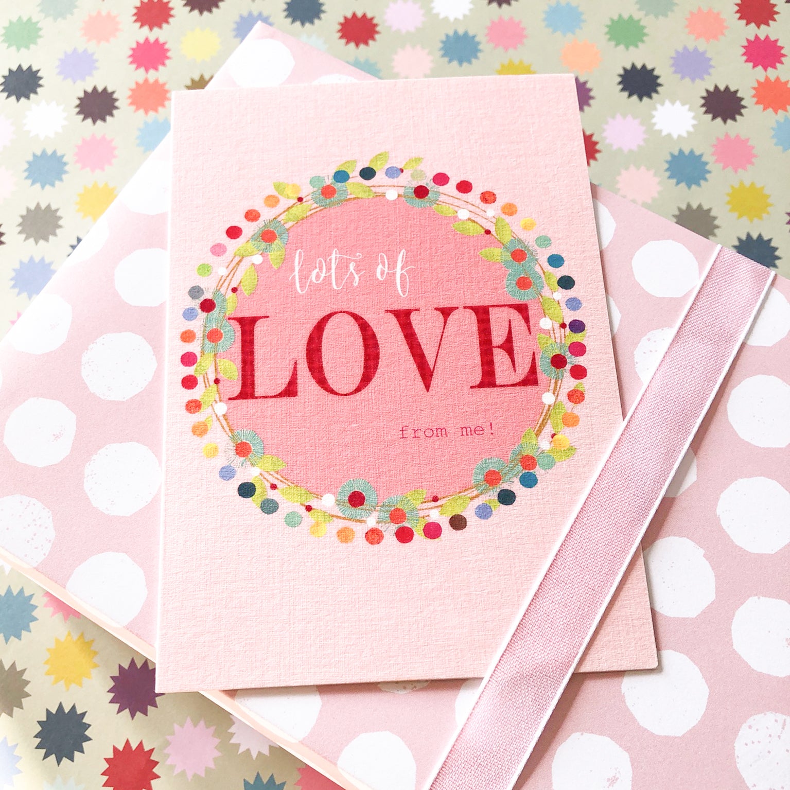 FF30 lots of love greetings card