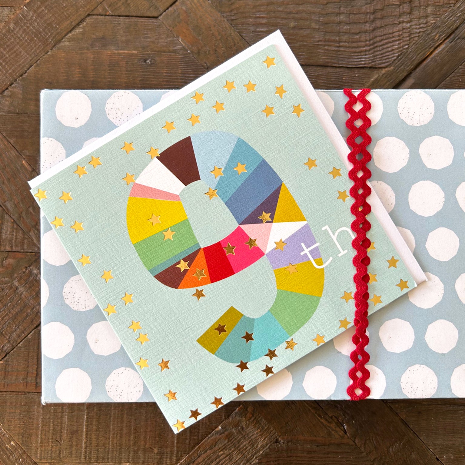 GD09 gold foiled number nine card