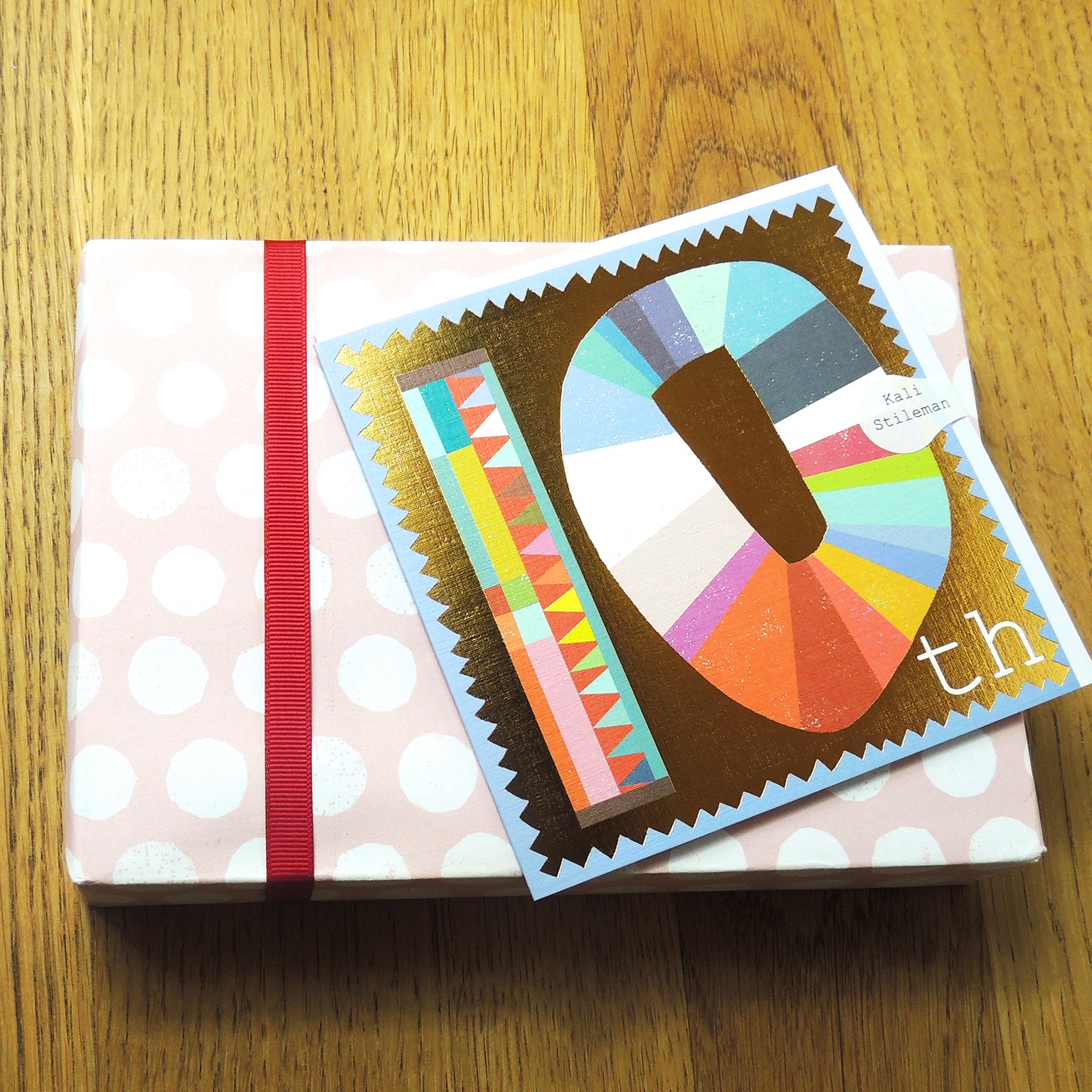 GD10 gold foiled number ten card