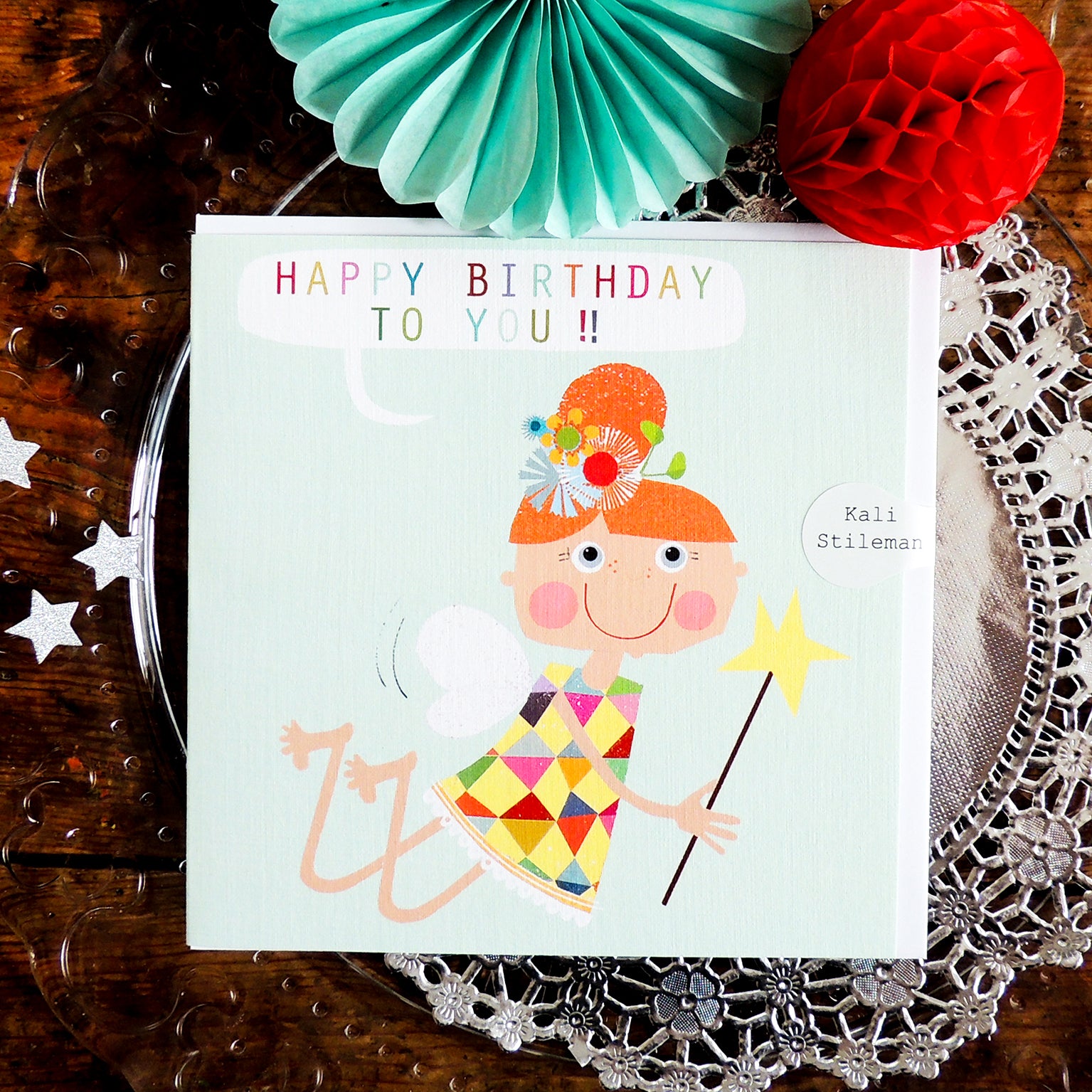 GL22 happy birthday fairy card