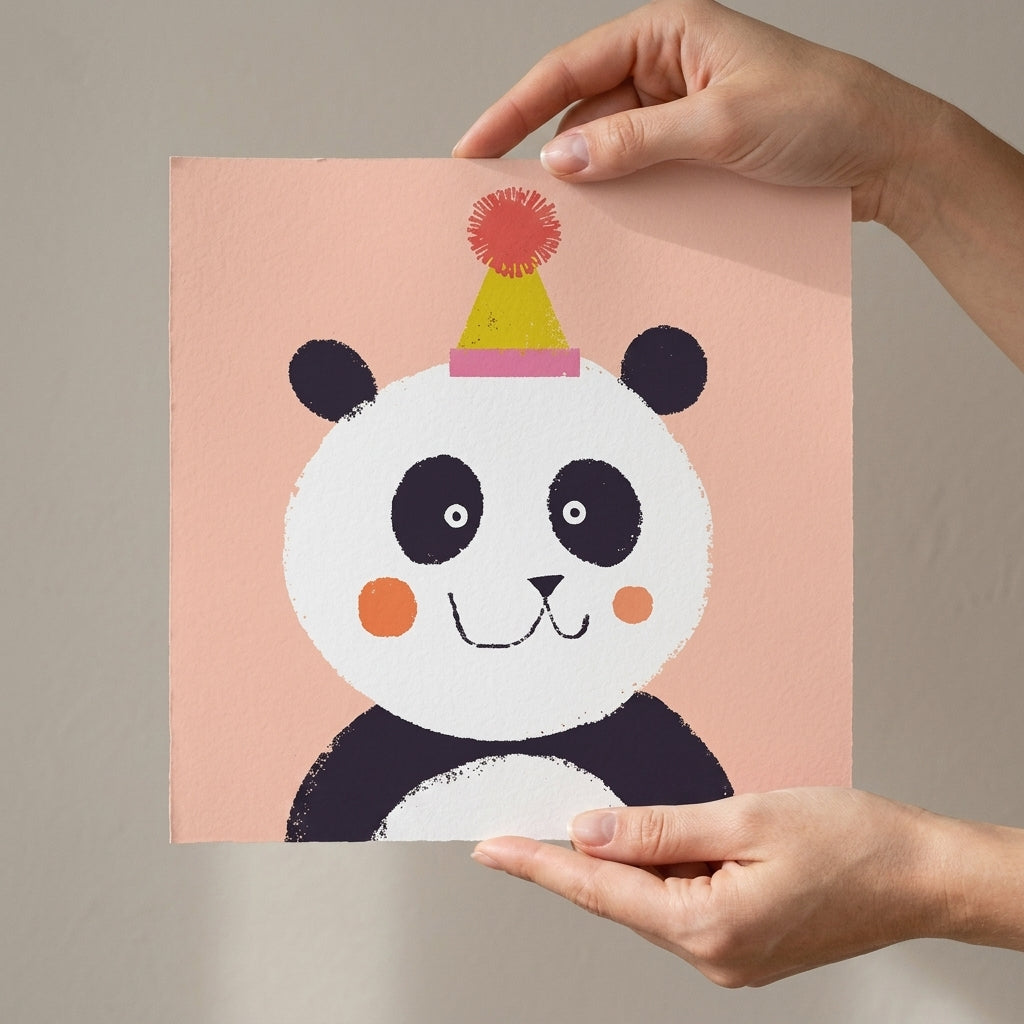 PT39 Party Panda Art Print