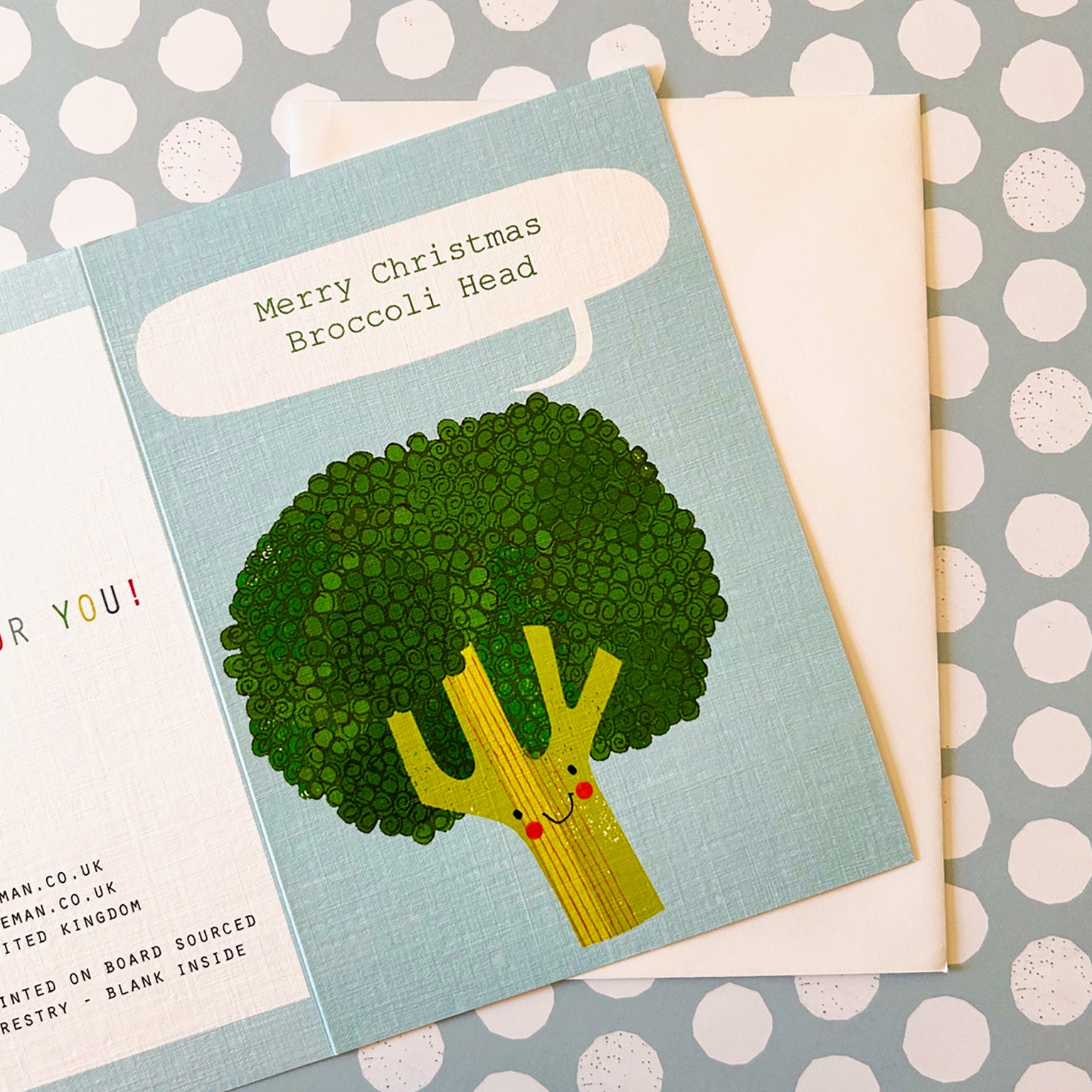PL15 personalised broccoli card