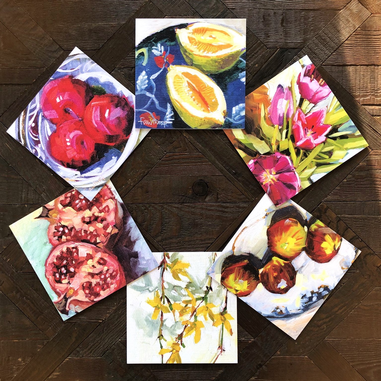 SFPK1 mixed Sue Fawthrop greetings card pack 1