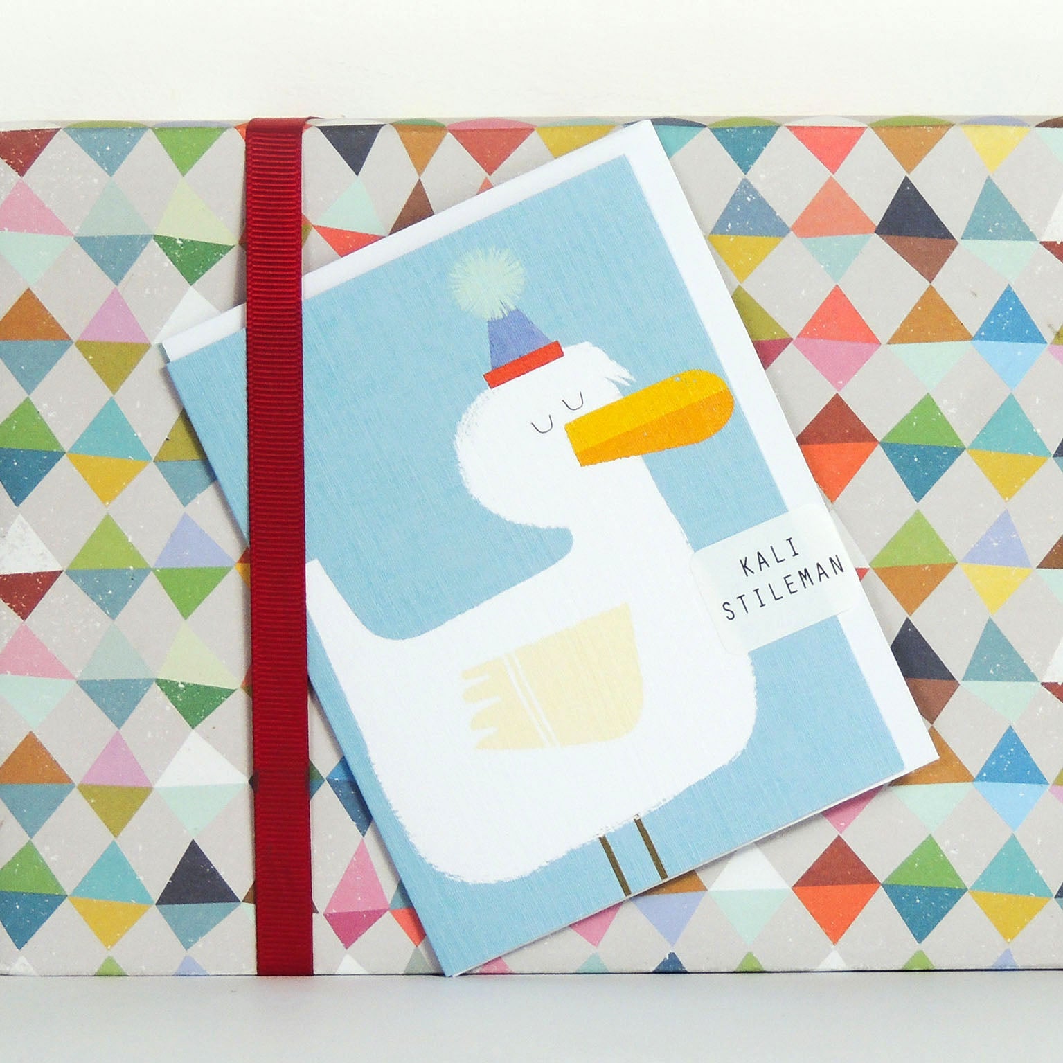 KAB03 mini duck greetings card