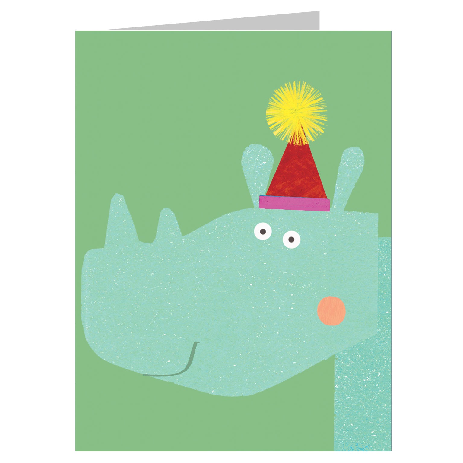 KAB07 mini rhino greetings card
