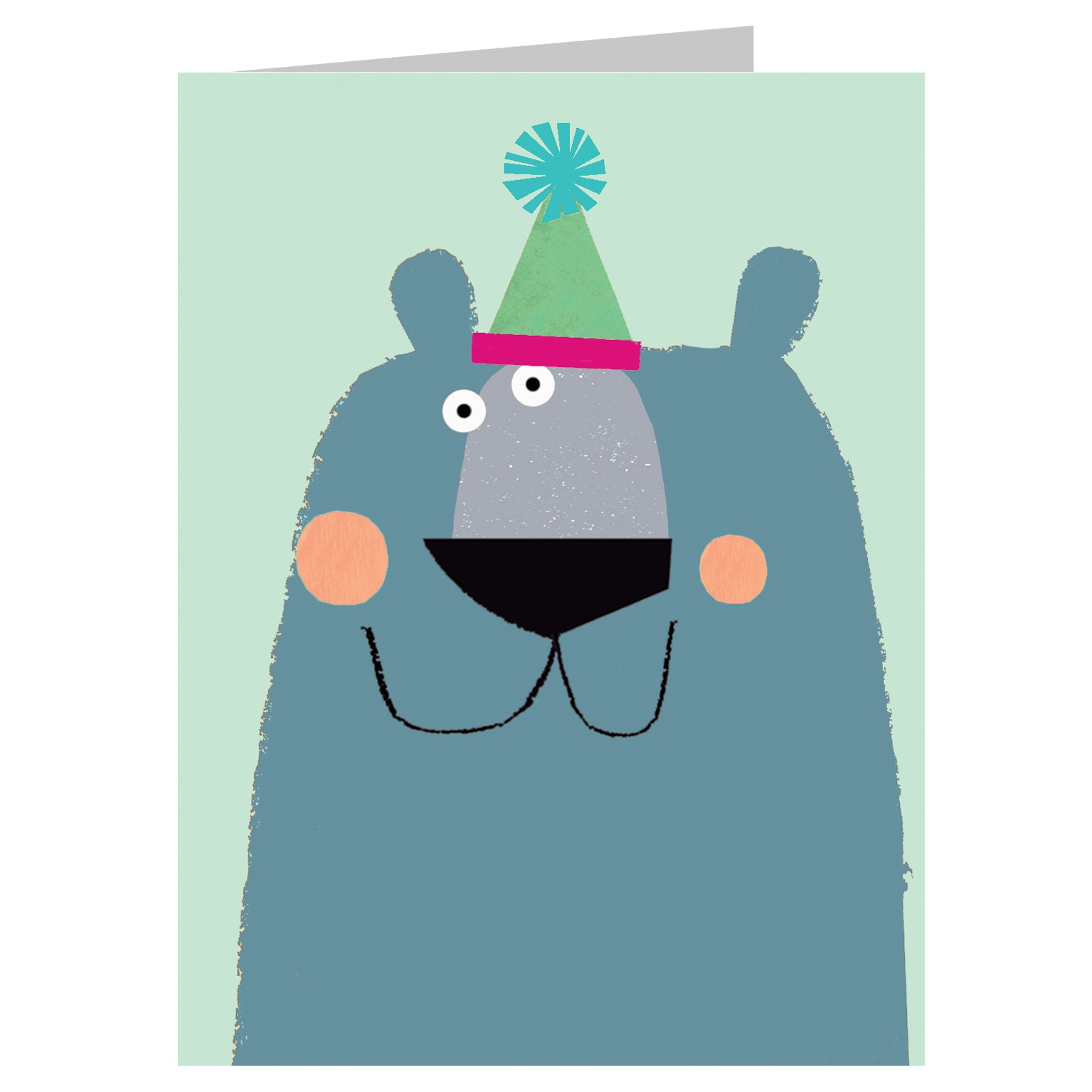 KAB10 mini blue bear card