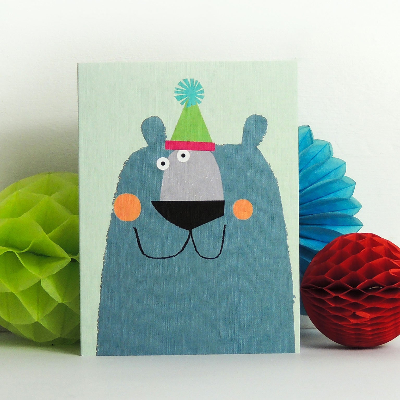 KAB10 mini blue bear card